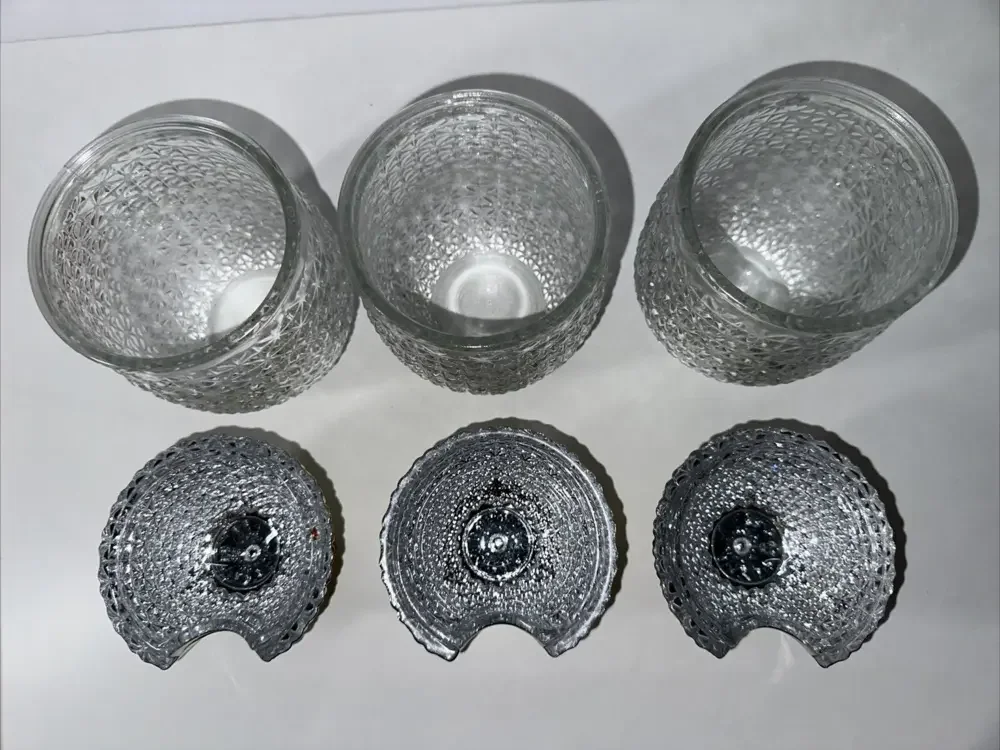 Pineapple Tumbler Drinking Glasses Gold Coated Top Set of 3 Mixed Drink Lemonade